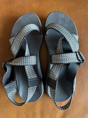 Chaco Black & White Strappy Outdoor Sandals